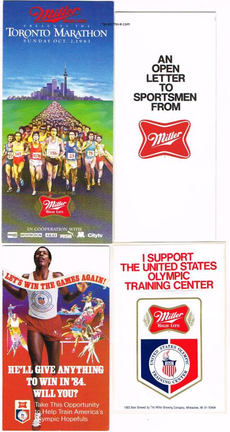 Lot of FOUR Miller Beer Brochures/Ephemera