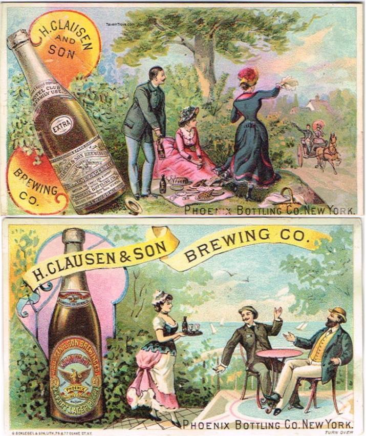 H. Claussen & Son Brewery Lot of Two