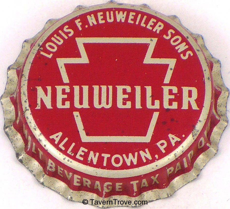 Louis F. Neuweiler Sons ~PA Pint Tax