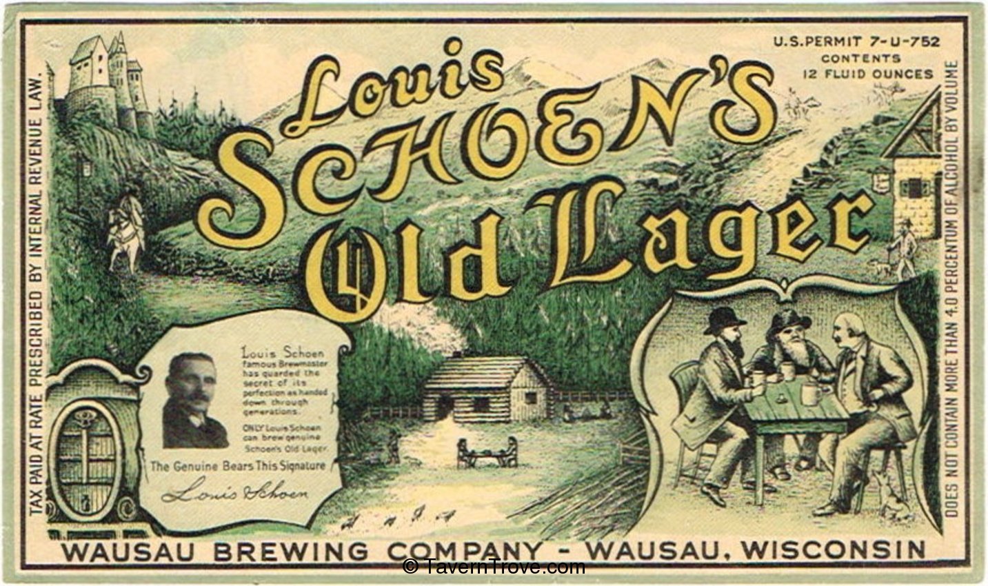 Louis Schoen's Old Lager Beer