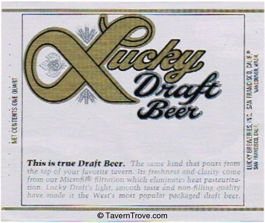 Lucky Draft Beer