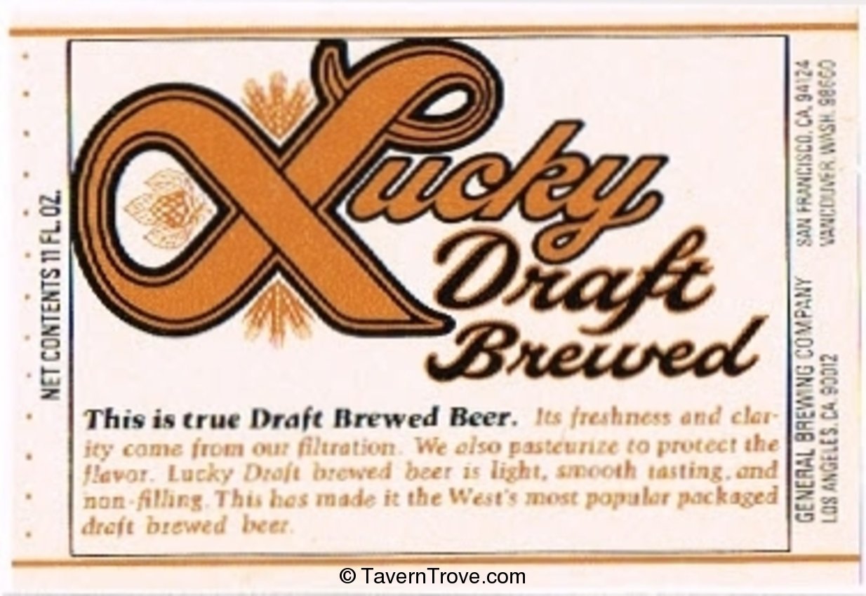 Lucky Draft Beer