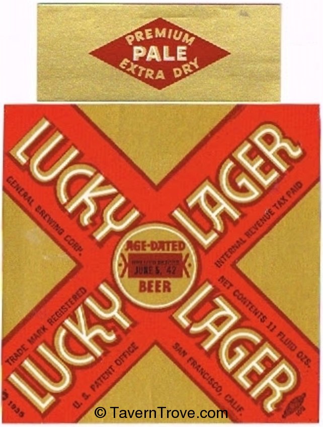 Lucky Lager Beer