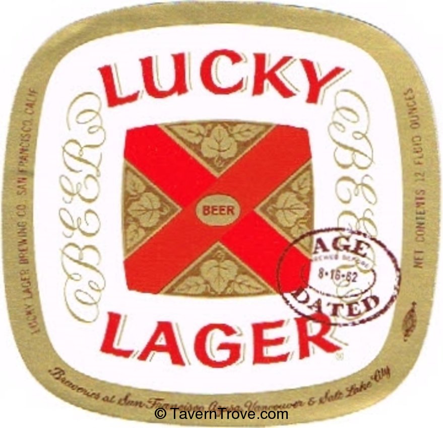 Lucky Lager Beer 