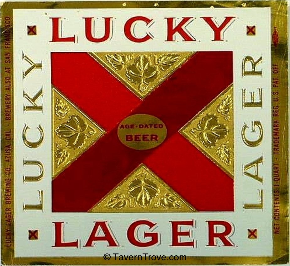 Lucky Lager Beer 