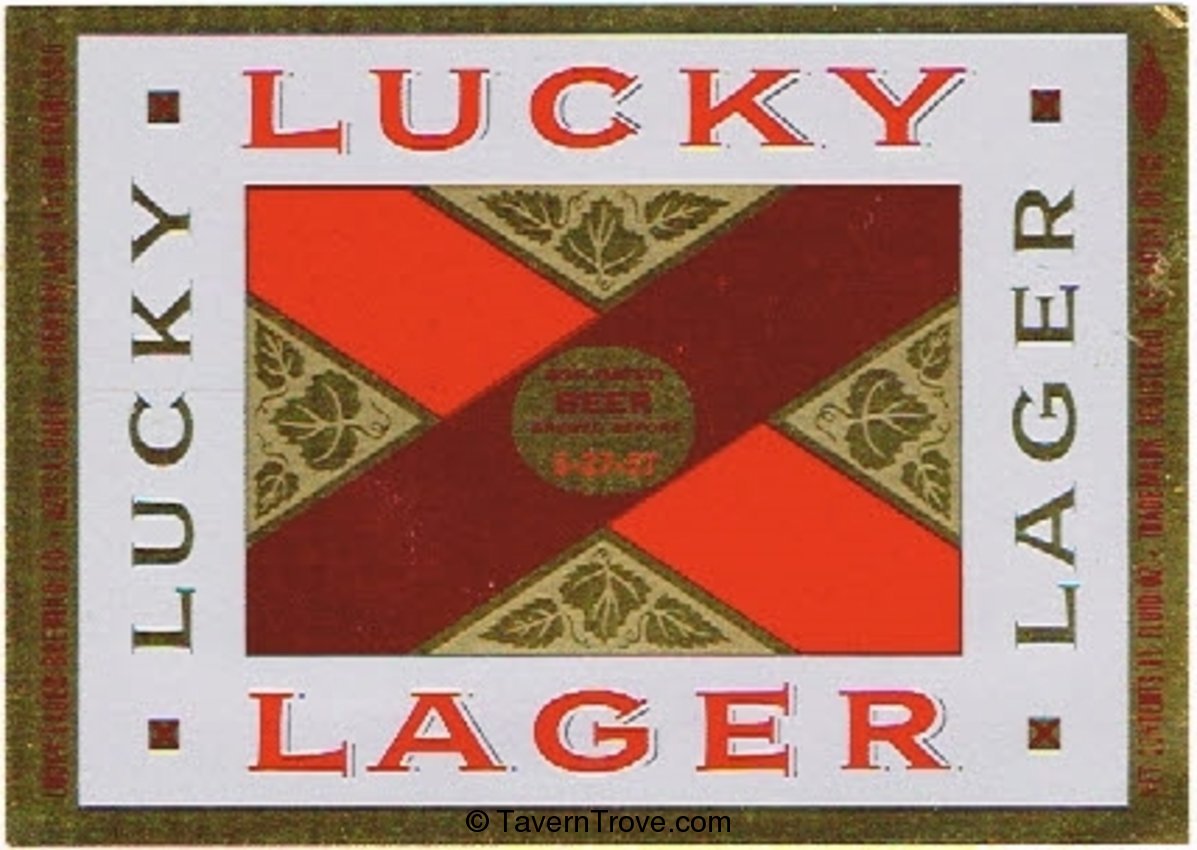 Lucky Lager Beer 