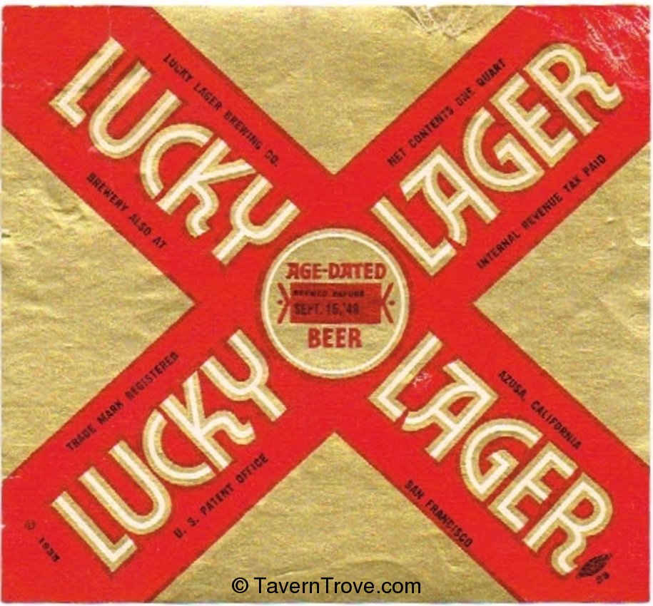 Lucky Lager Beer 