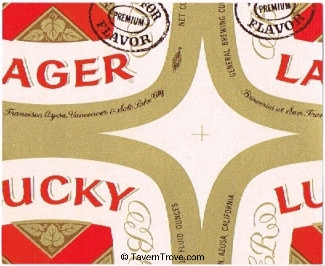 Lucky Lager Beer