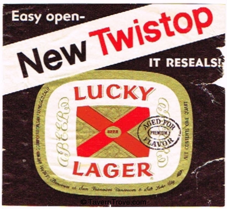 Lucky Lager Beer