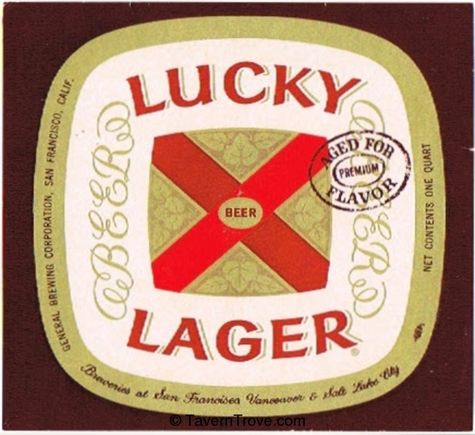 Lucky Lager Beer