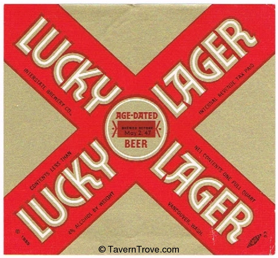 Lucky Lager Beer