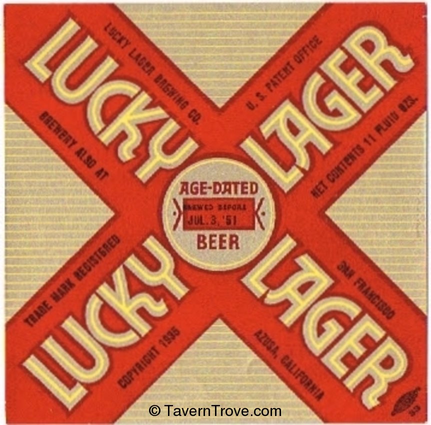 Lucky Lager Beer