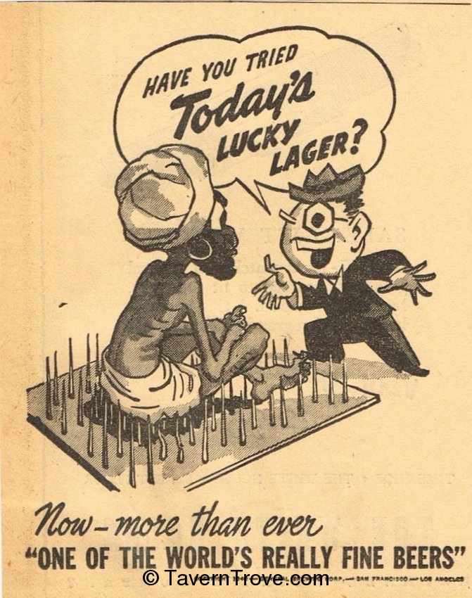 Lucky Lager Beer