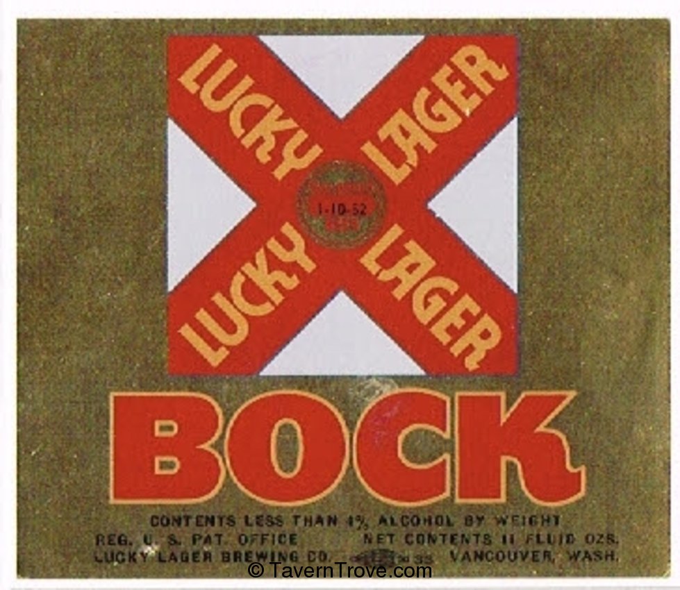 Lucky Lager Bock Beer