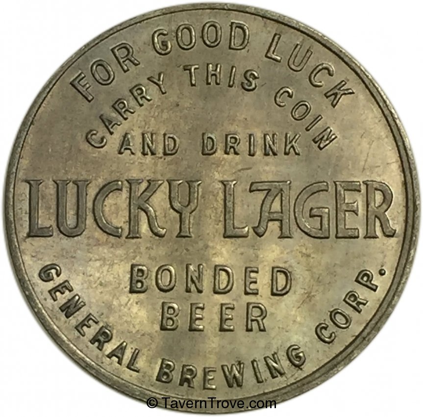 Lucky Lager Bonded Beer Token