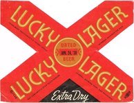 Lucky Lager Extra Dry Beer
