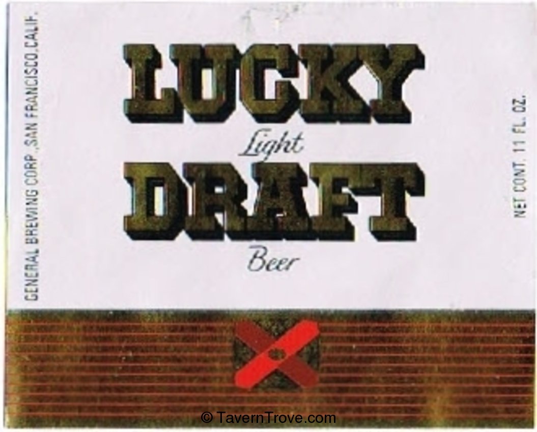 Lucky Light Draft Beer 