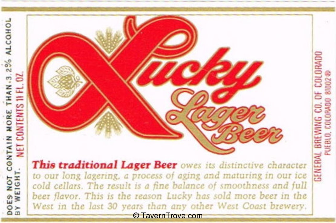 Lucky Lager  Beer