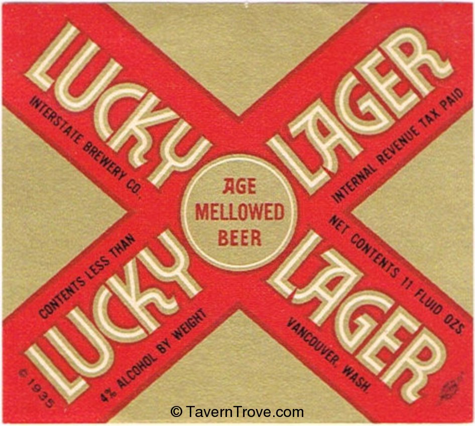 Lucky Lager Beer