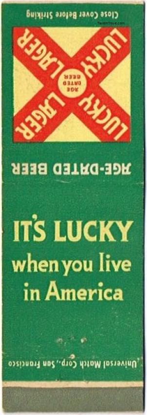 Lucky Lager Beer