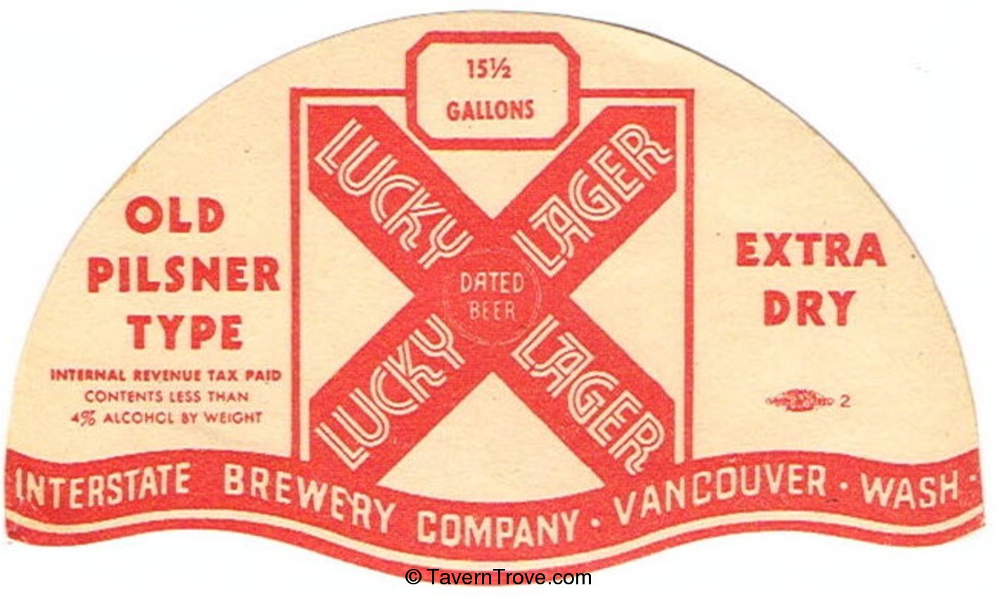 Lucky Lager Beer