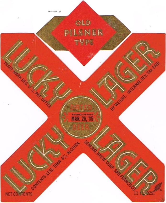 Lucky Lager Beer