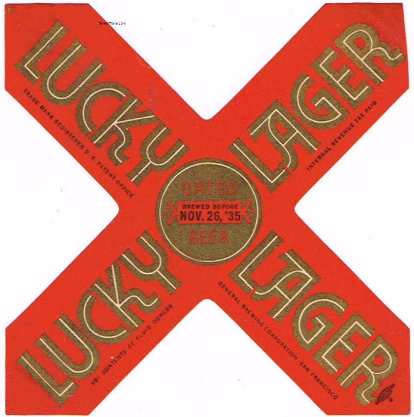 Lucky Lager Beer
