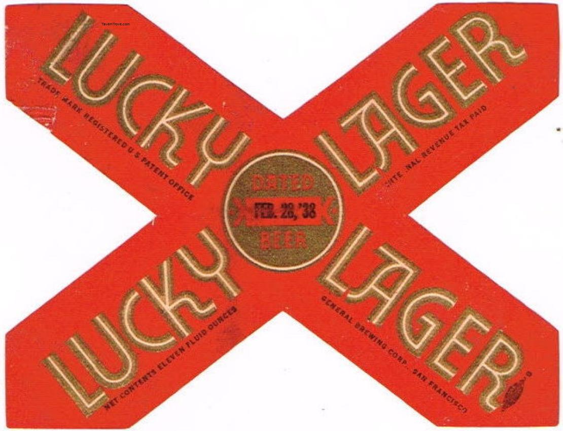 Lucky Lager Beer