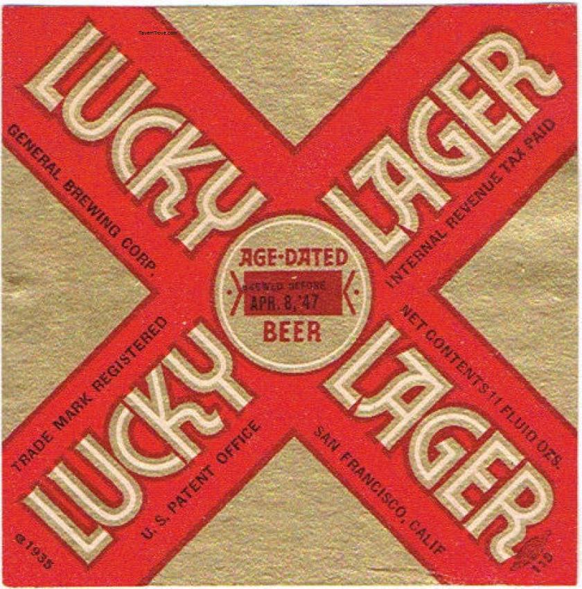 Lucky Lager Beer