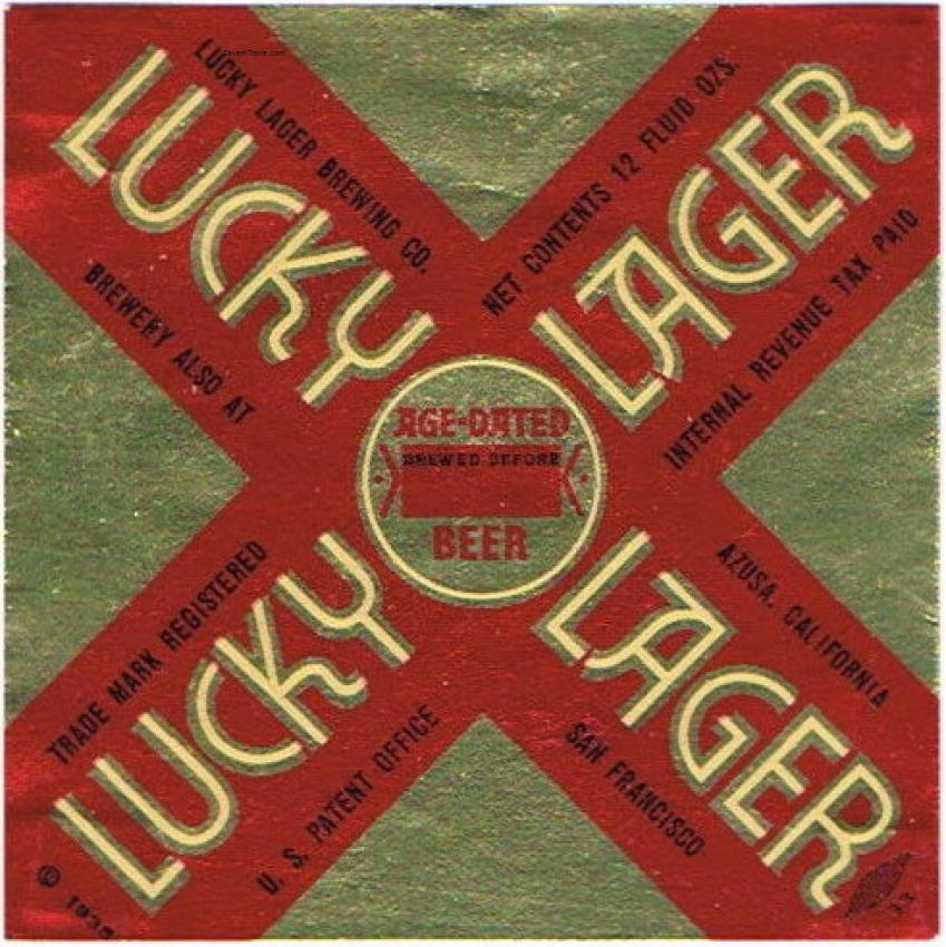 Lucky Lager Beer