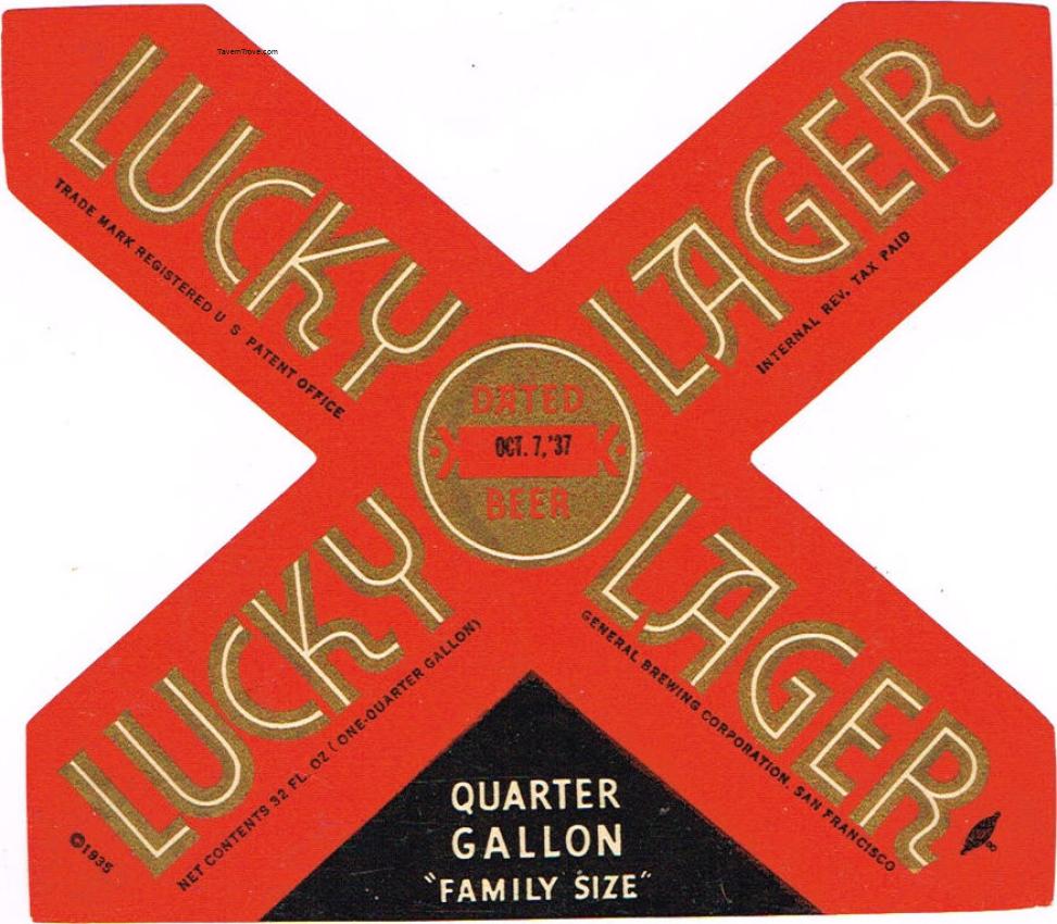 Lucky Lager Beer