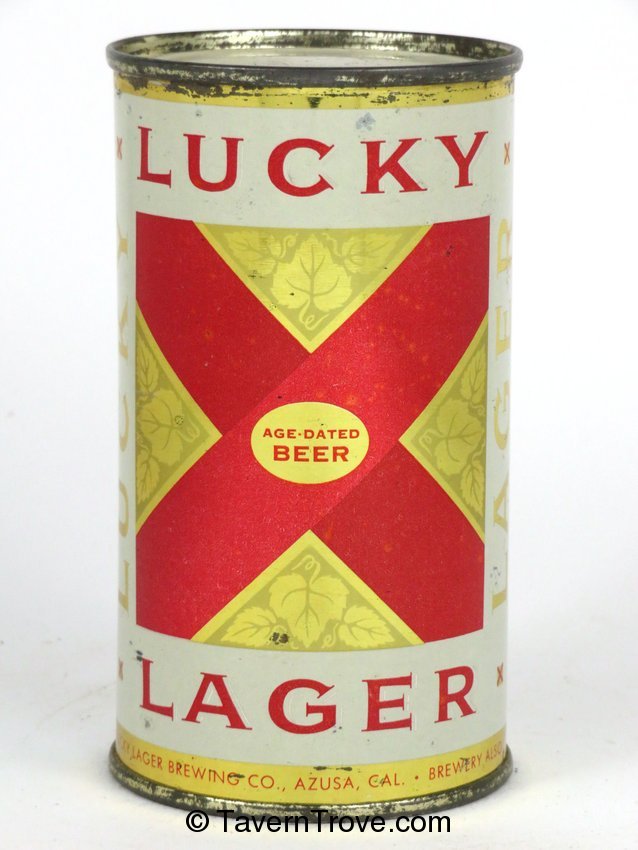 Item 94504 1960 Lucky Lager Beer Flat Top Can 9230v Unpictured.