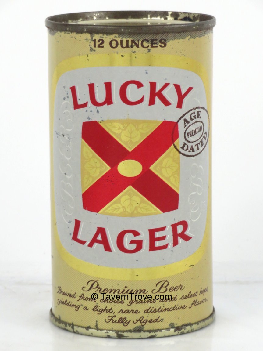 Item 95988 1959 Lucky Lager Beer Flat Top Can 9404