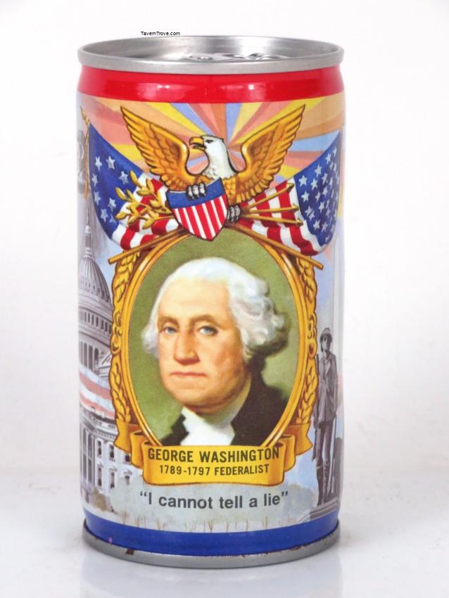 Lucky Lager Beer Bicentennial George Washington