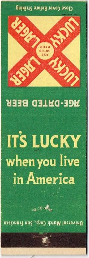 Lucky Lager Beer Dupe
