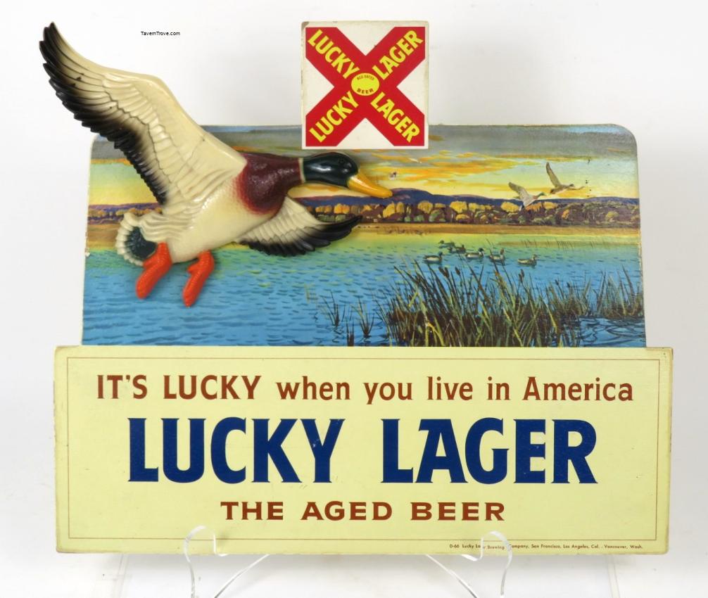 Lucky Lager Beer Mallard Hunting