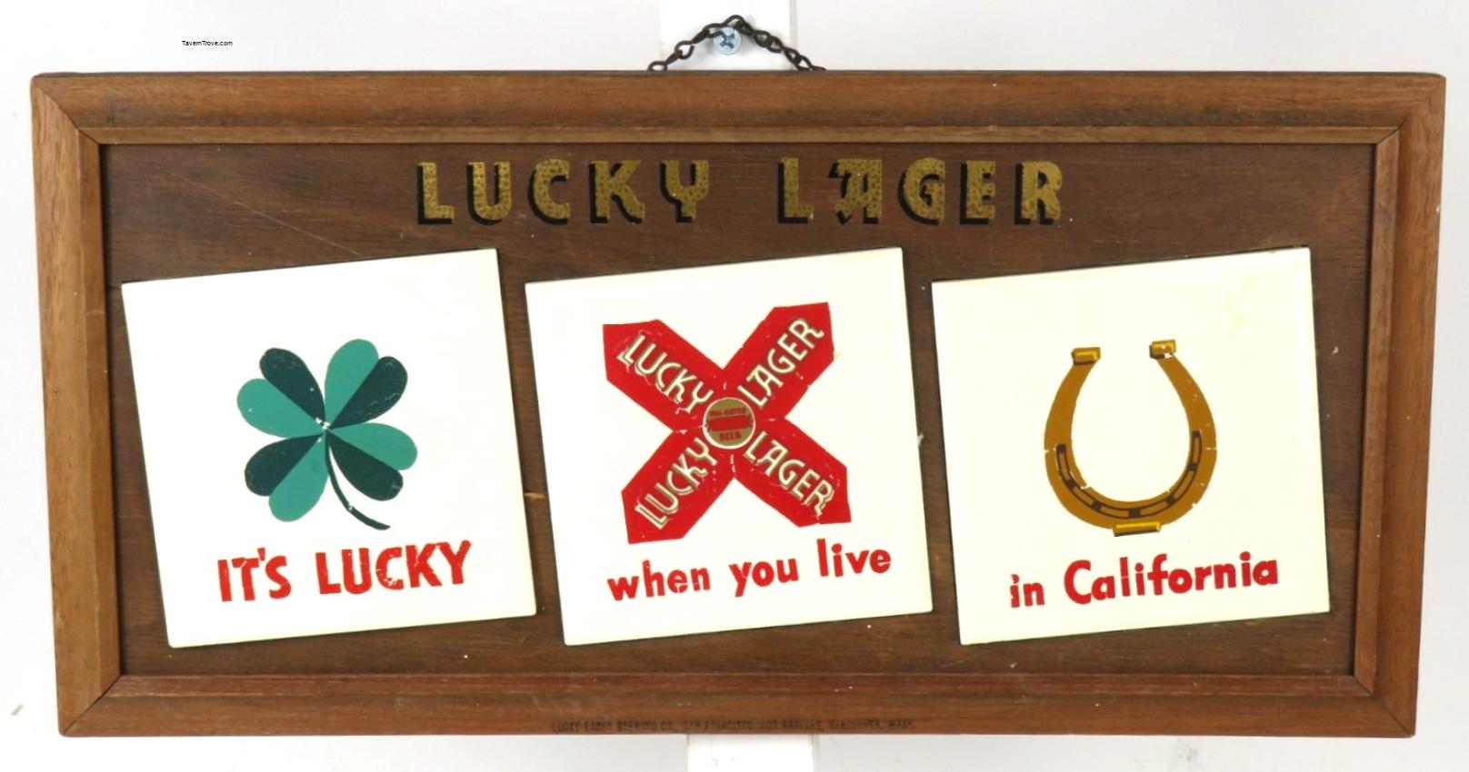 Lucky Lager Beer Tiles