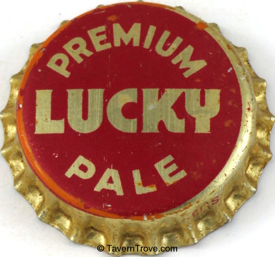 Lucky Premium Pale Beer (metallic gold)