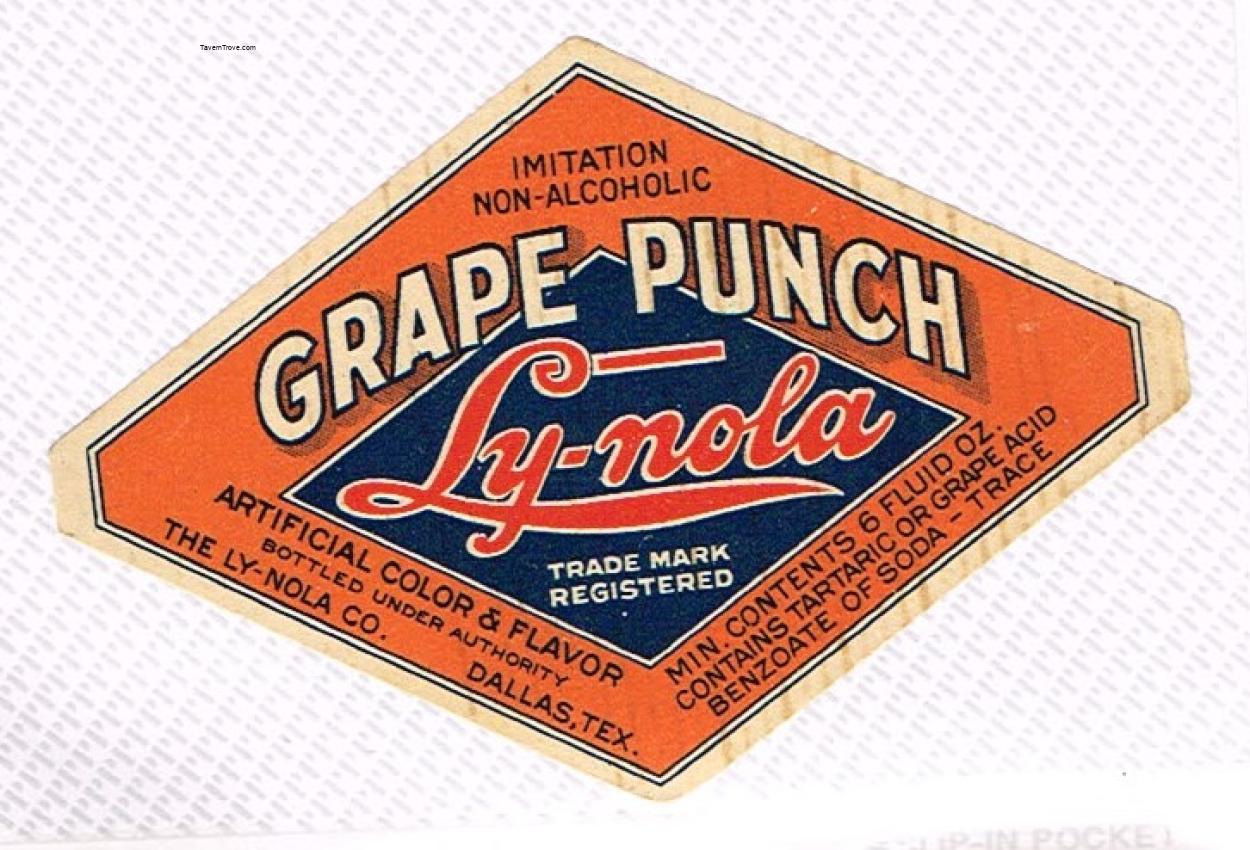 Lynola Co. Grape Punch Dallas Texas 6½oz