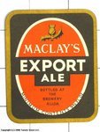 Maclay's Export Ale