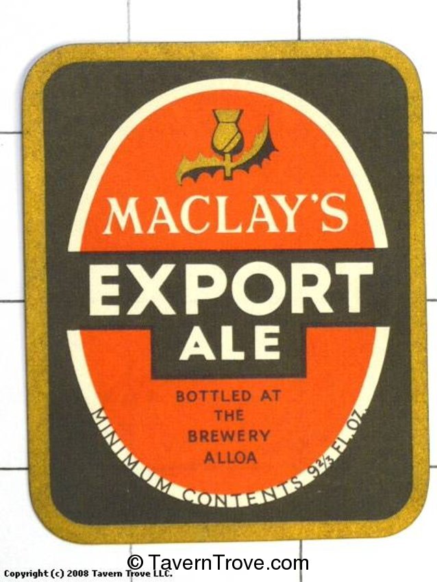 Maclay's Export Ale