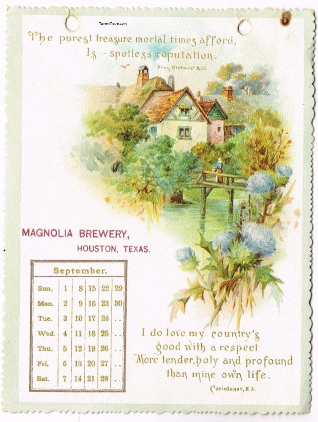 Magnolia Brewery Calendar Page