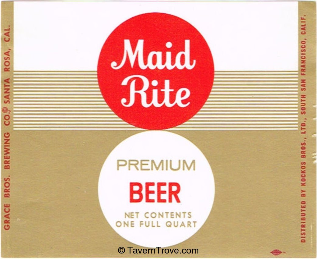 Maid Rite Premium Beer (tan)
