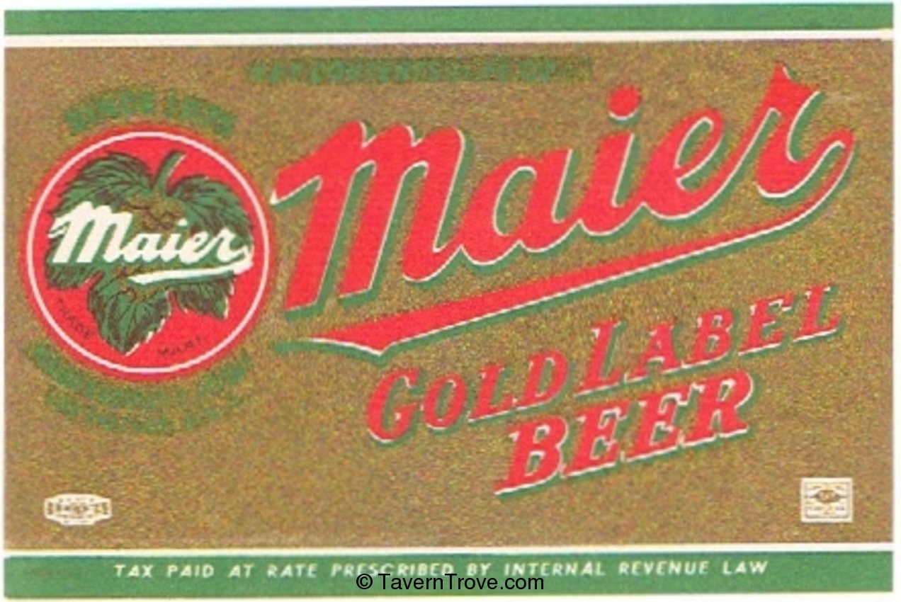 Maier Gold Label Beer