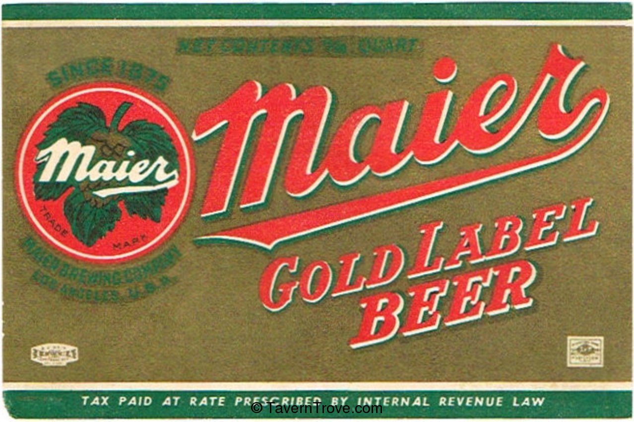 Maier Gold Label Beer