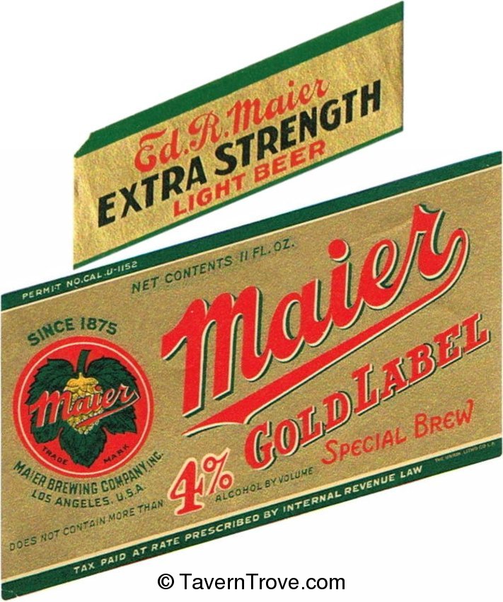 Maier Gold Label Special Brew Beer