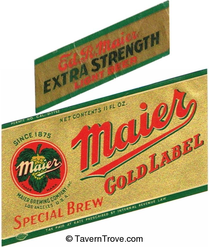 Maier Gold Label Special Brew Beer