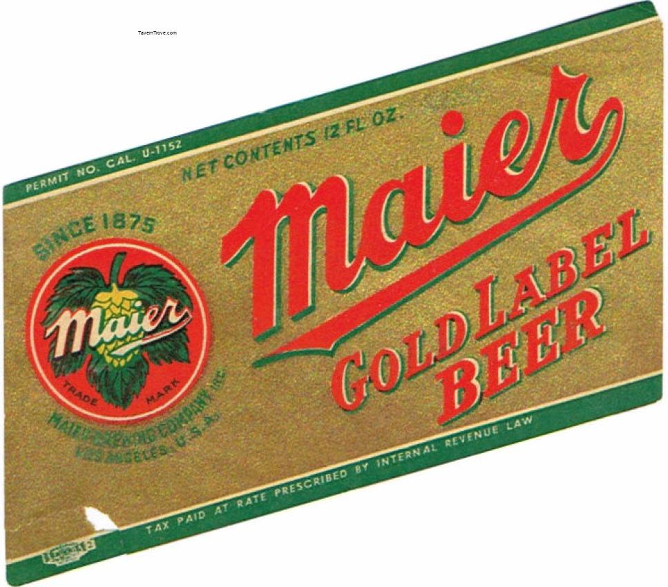 Maier Gold Label Special Brew Beer