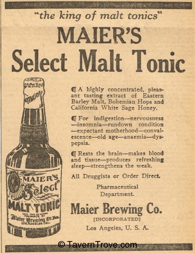 Maier's Select Malt Tonic
