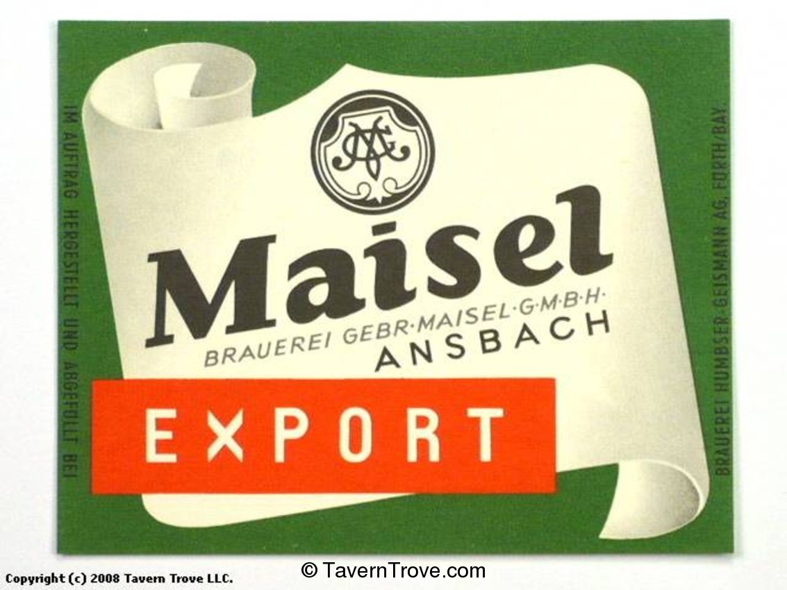 Maisel Export